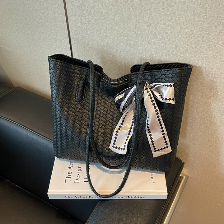 Gewebte Leder Tragetasche Karnz