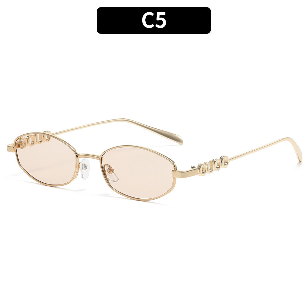 Elegante geometrische Sonnenbrille