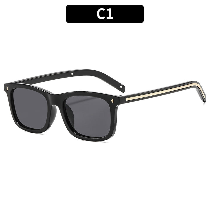 Premium Retro Rechteckige Rahmen Sonnenbrille