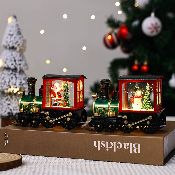 Beleuchtete Weihnachtszug-Dekoration Karnz