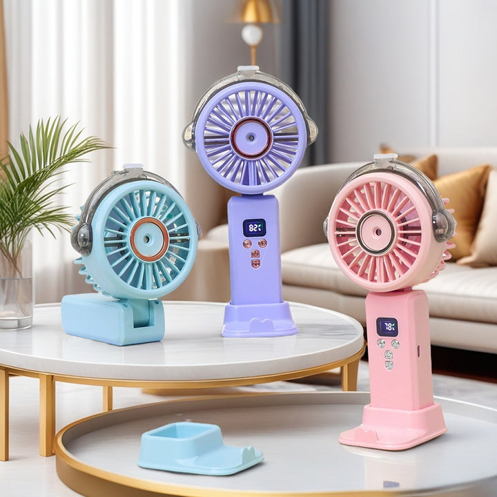 Damen Tragbarer USB Ventilator mit digitaler Steuerungsanzeige und flexibler Neigung Karnz