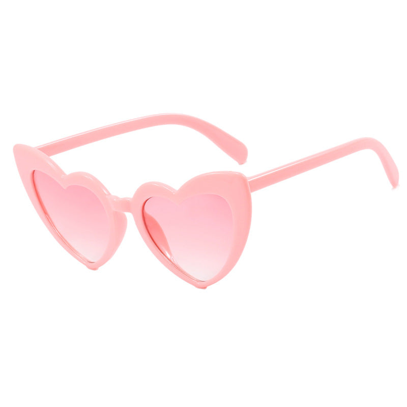 Damen Herzförmige Sonnenbrille mit polarisierenden Gläsern und hochwertigem Kunststoffrahmen Karnz