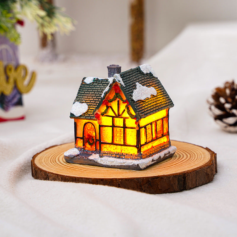 Dekorative Weihnachtsbeleuchtungshaus Karnz