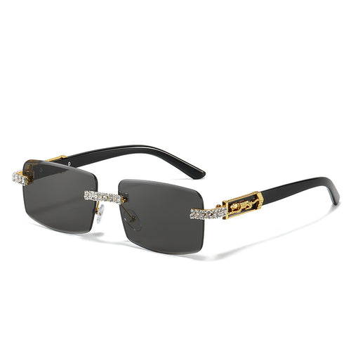 Dekorativer quadratischer Rahmen Modetrends Sonnenbrille Karnz