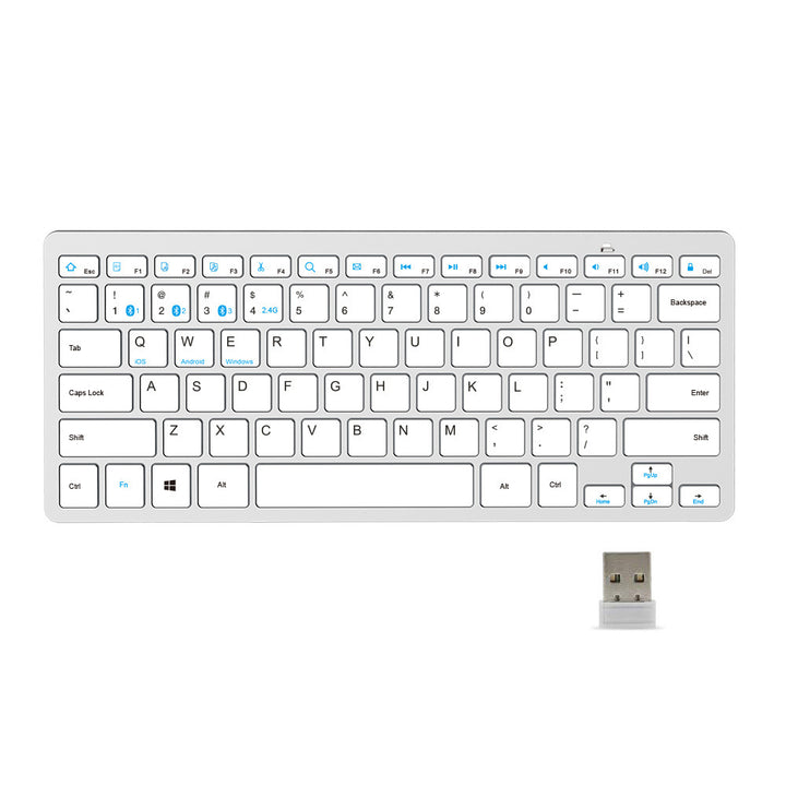 Kompakte Bluetooth-Tastatur mit Multisystem-Unterstützung Karnz