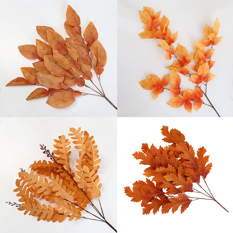 Elegante Faux-Blatt-Stamm-Anordnung