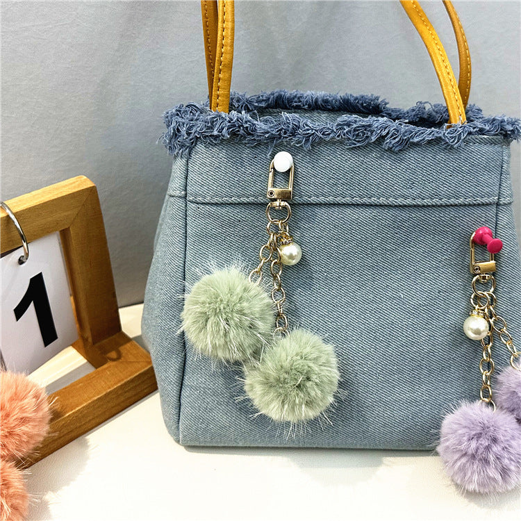 Stilvolle Denim Tragetasche Karnz