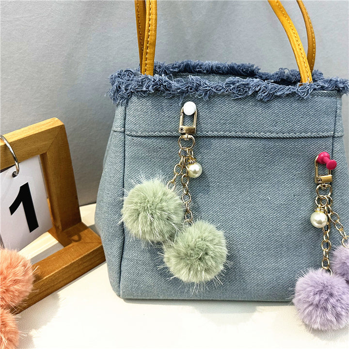 Stilvolle Denim Tragetasche Karnz