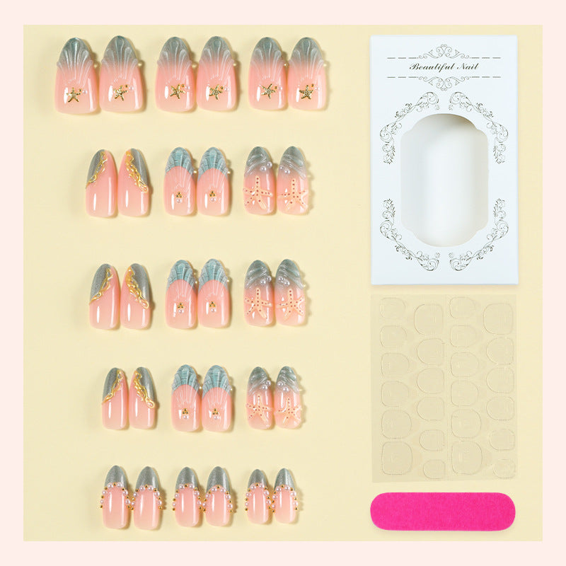 Dekoratives Press-On Nagelkunst-Set mit einzigartigen Designs Karnz