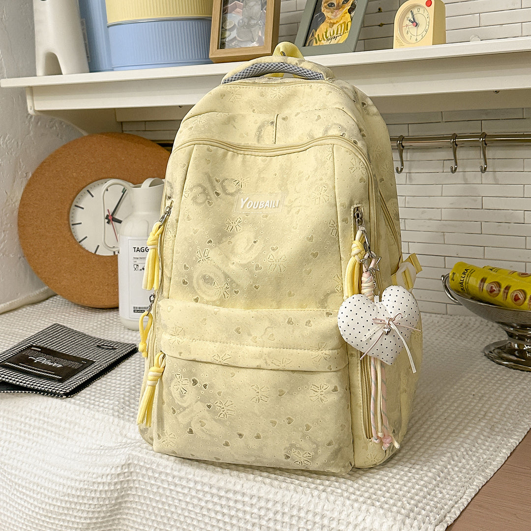 Stilvolle floral-geprägte Rucksack Karnz