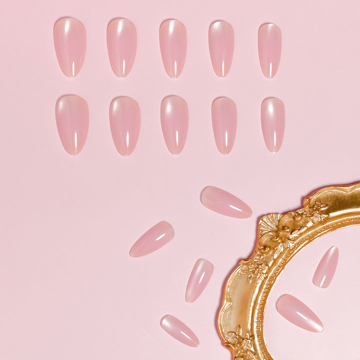 Professionelles glänzendes Press-On-Nagelset Karnz