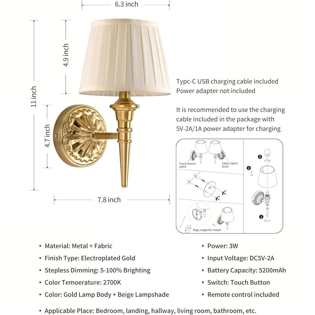 Verstellbare intelligente Wands sconces