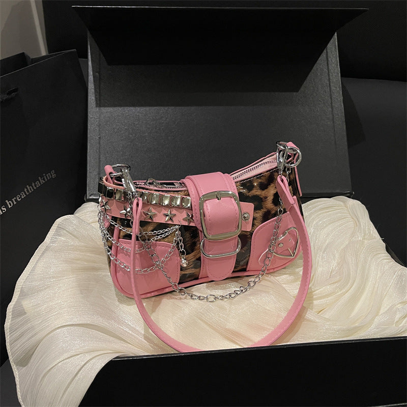 Aufällige Tierdruck Mini-Handtasche