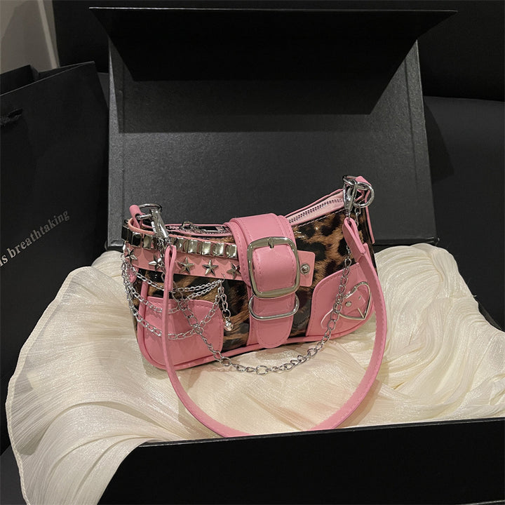 Aufällige Tierdruck Mini-Handtasche