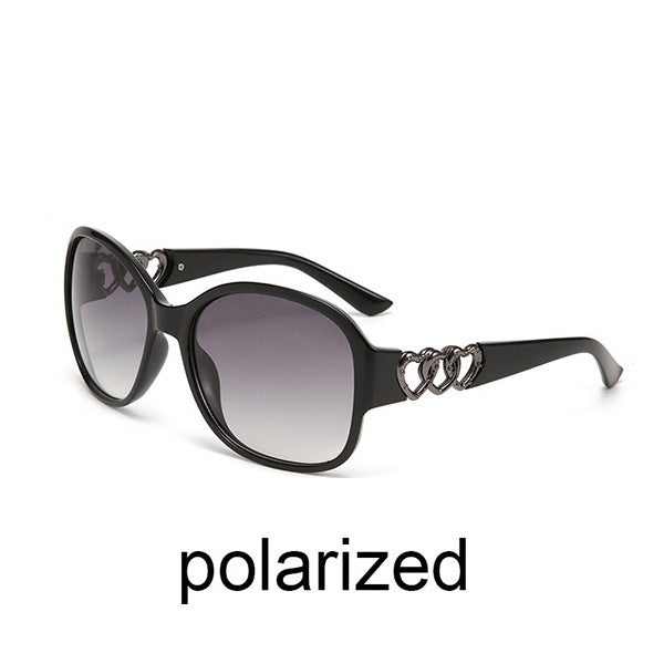 Damen elegante Sonnenbrille mit exquisite Rahmenverzierung Karnz