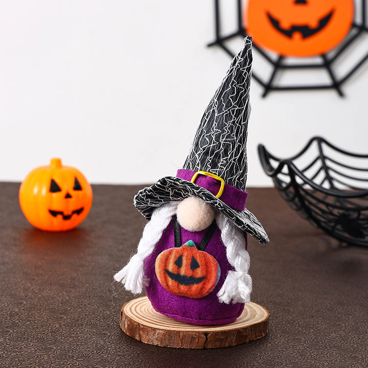 Dekorative Halloween Gnome Figur Karnz