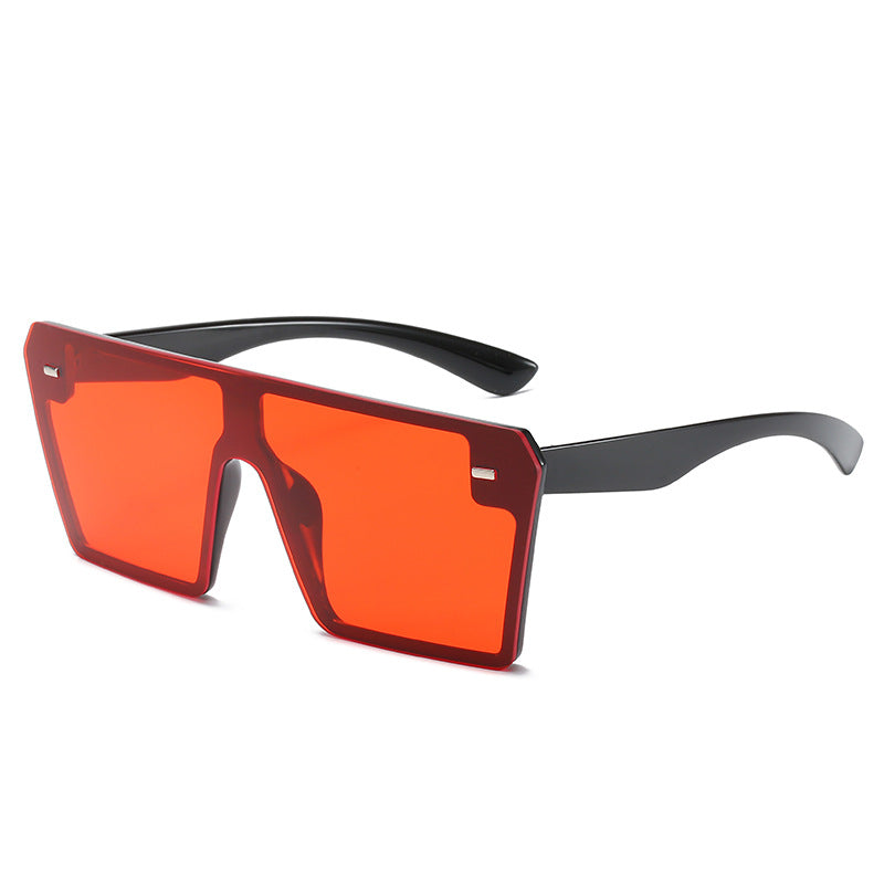 Damen Oversized Sonnenbrille im futuristischen Design Karnz