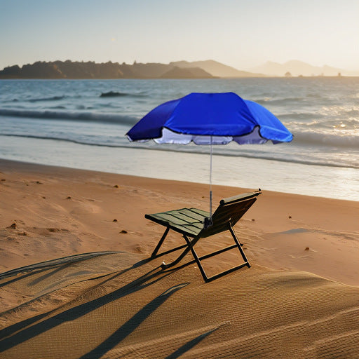 Damen Verstellbarer Strand-Sonnenschutzschirm mit Bodenverankerung Karnz
