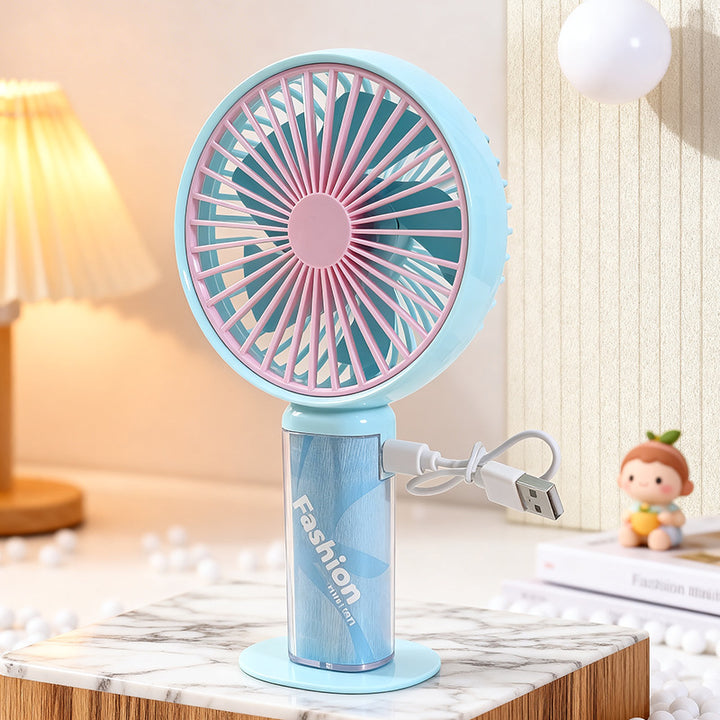 Damen Tragbarer Tischventilator mit USB-Ladefunktion und vielseitigen Geschwindigkeitsstufen Karnz