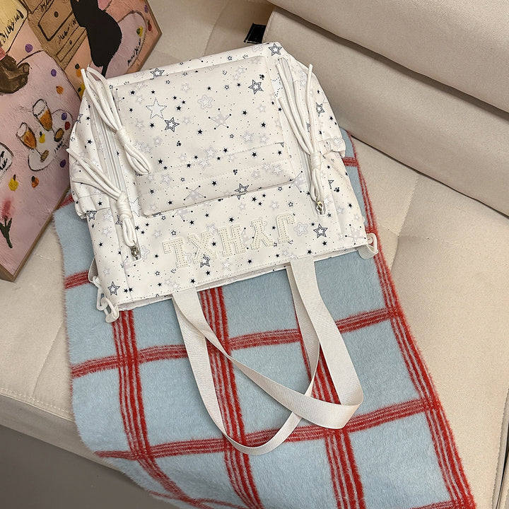 Stylischer Sternenbedruckter Rucksack Karnz 1791205378