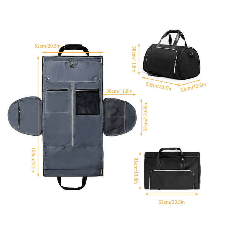 Elegante Reisetasche mit Integriertem Kleiderschutz Karnz