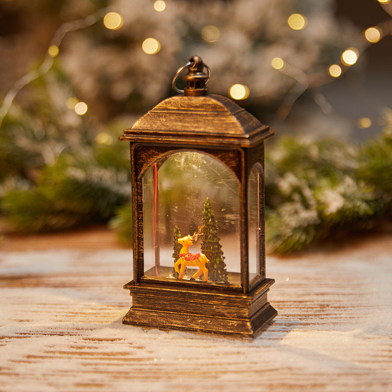 Dekorative LED Weihnachtslaterne Karnz