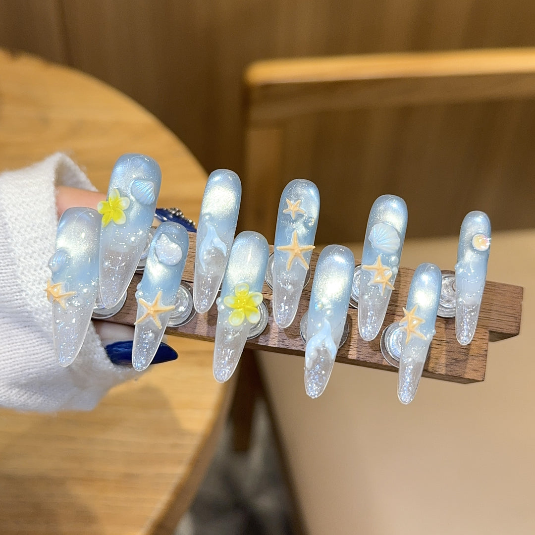 Kreative Nagelspitzen mit Maritimen Motiven Karnz