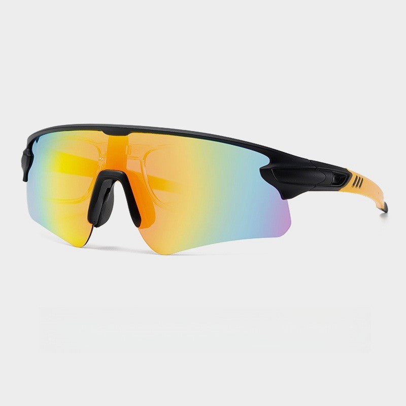 Unisex Sportliche Hochleistungs-Sonnenbrille mit aerodynamischem Design und verstellbarem Nasenpad Karnz