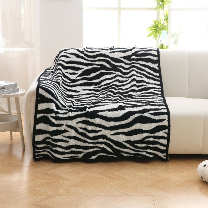 Home Decor Plüsch Zebra Druck Decke