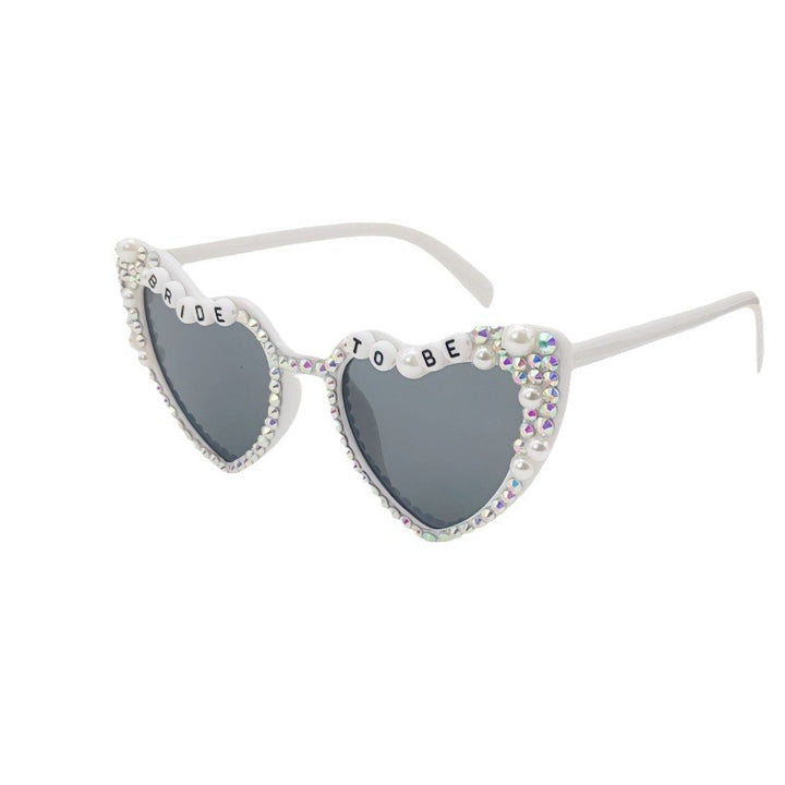 Herzförmige Braut-Sonnenbrille Karnz