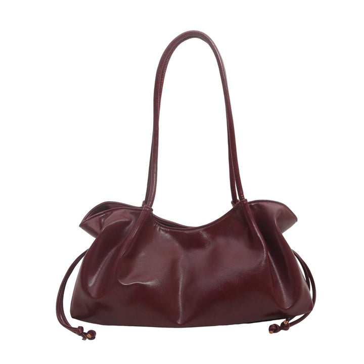 Glänzende Kunstleder-Handtasche