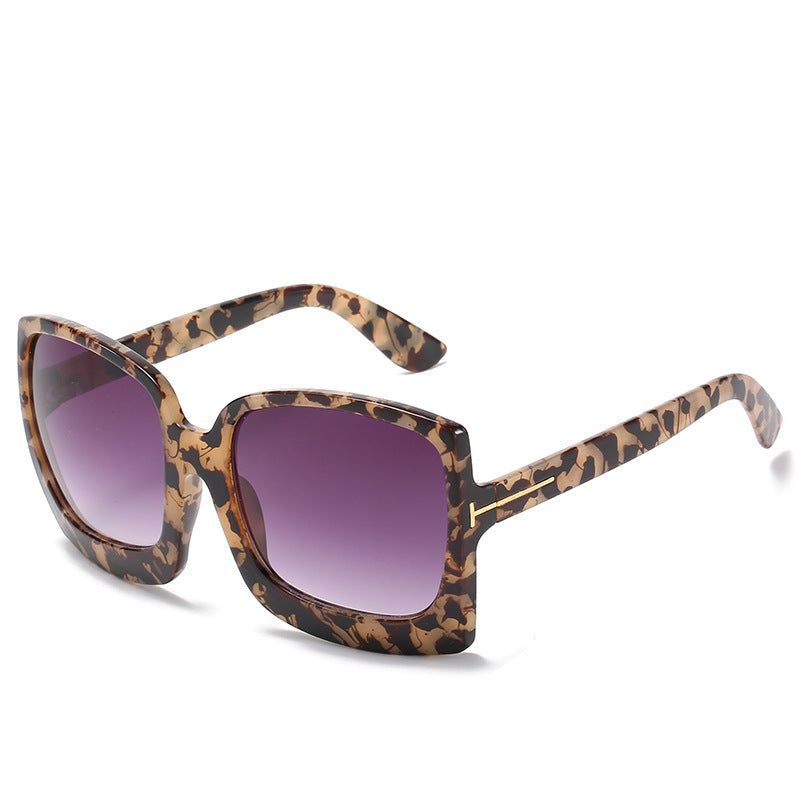 Oversized Fashion Gradient Sonnenbrille Karnz