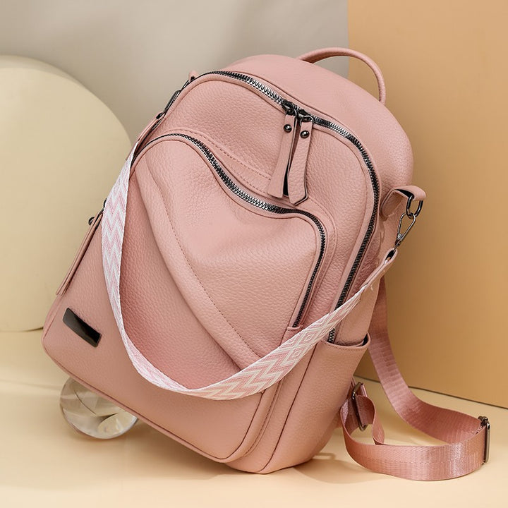 Stylischer Leder-Rucksack Karnz
