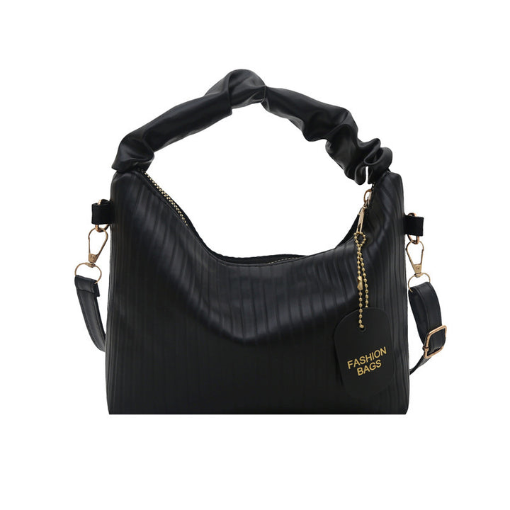 Rippstruktur Schultertasche Karnz