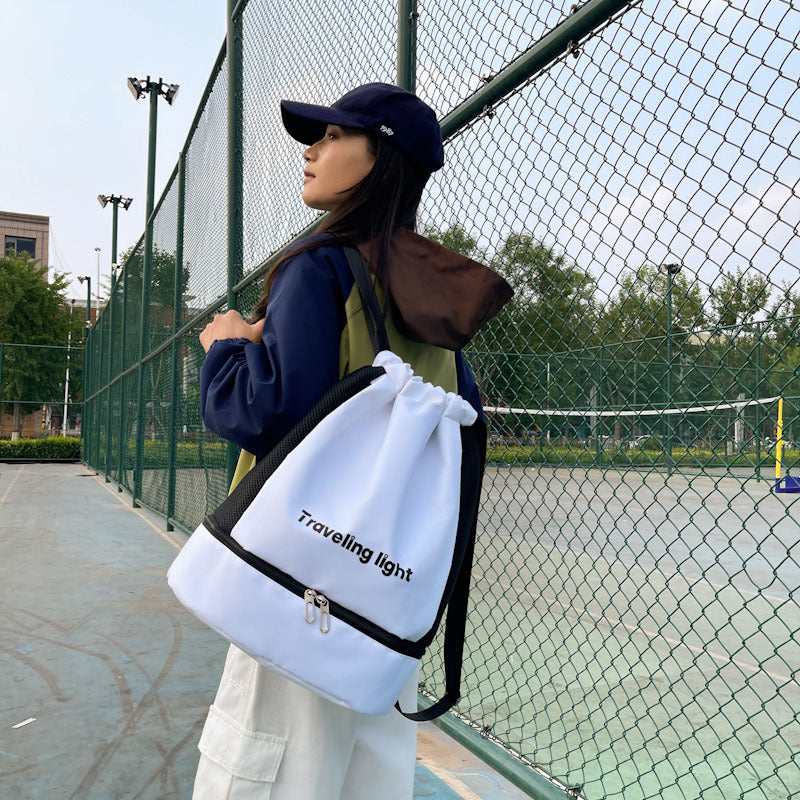 Lässiger Kordelzug-Rucksack Karnz