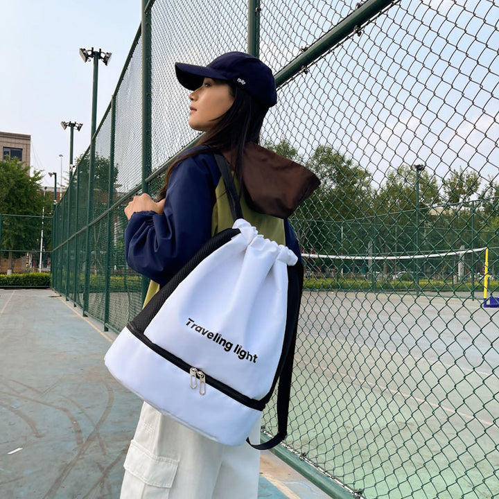 Lässiger Kordelzug-Rucksack Karnz