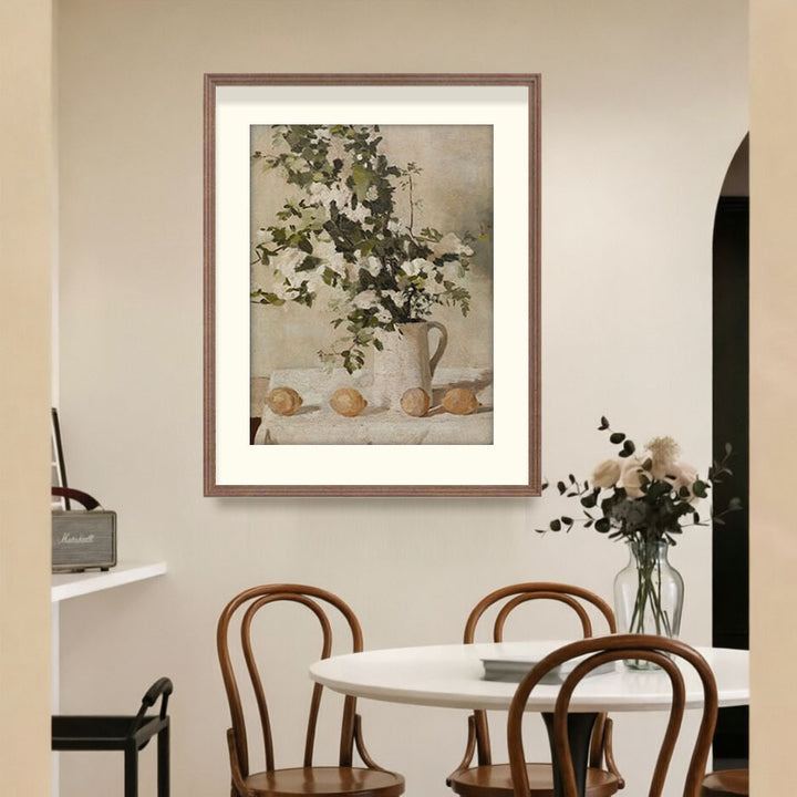 Vintage Blumen-Paar Wanddisplay