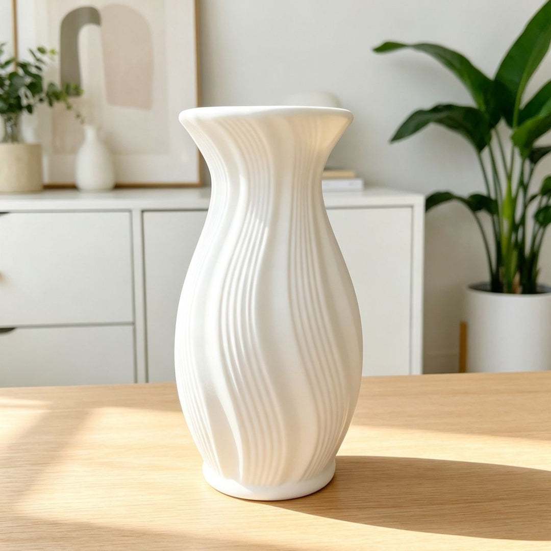 Strukturierte dekorative Blumenvasen Karnz
