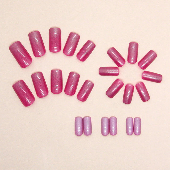 Stylische quadratische Nagelverlängerungen Karnz
