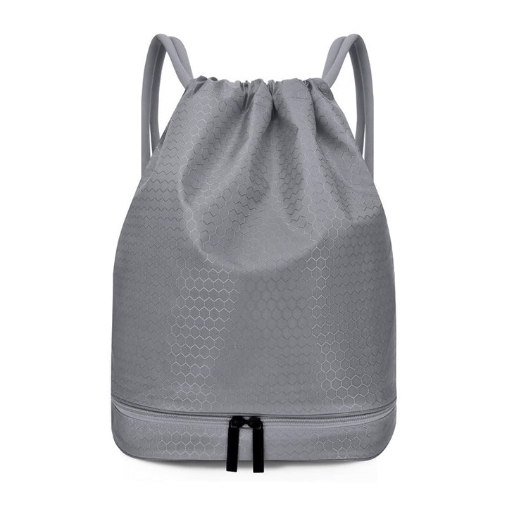 Leichter Hexagonmuster Kordelzug Rucksack Karnz