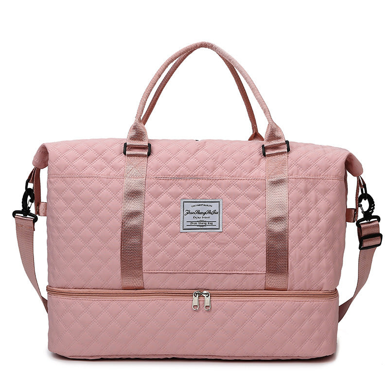 Stylische gesteppte Sport-Duffle-Tasche
