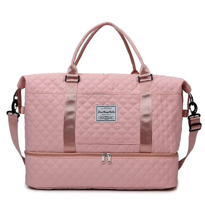 Stylische gesteppte Sport-Duffle-Tasche