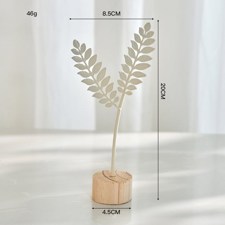 Dekorative Ginkgo Blatt Skulptur