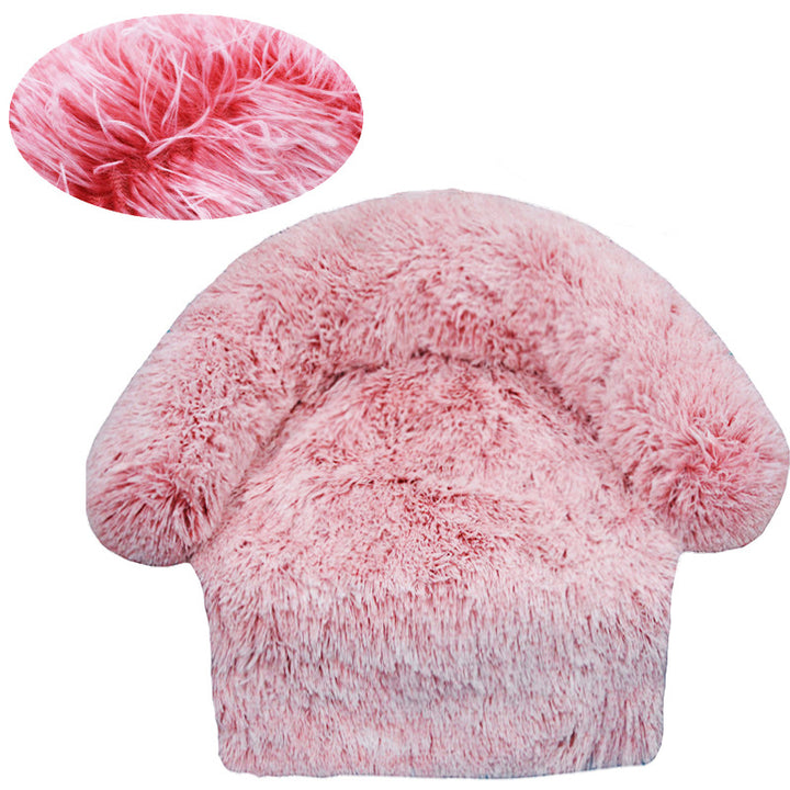 Flauschiges Rundsofa Hundebett
