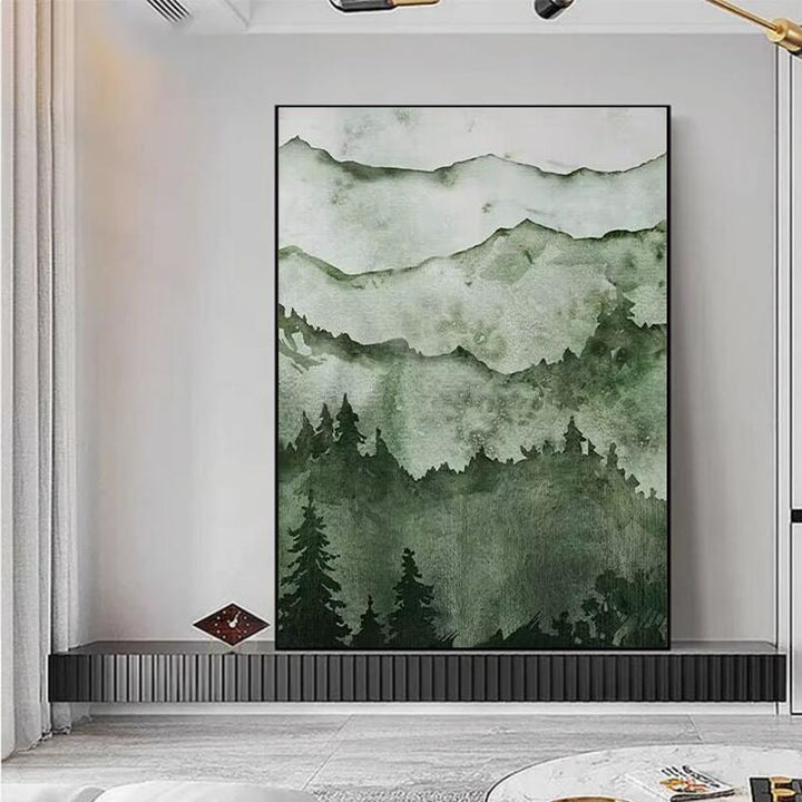 Abstrakte Übergroße Leinwand Wandkunst