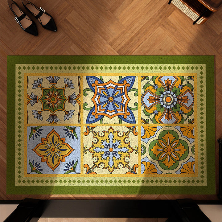 Dekorative Vintage-inspirierte Fußmatte