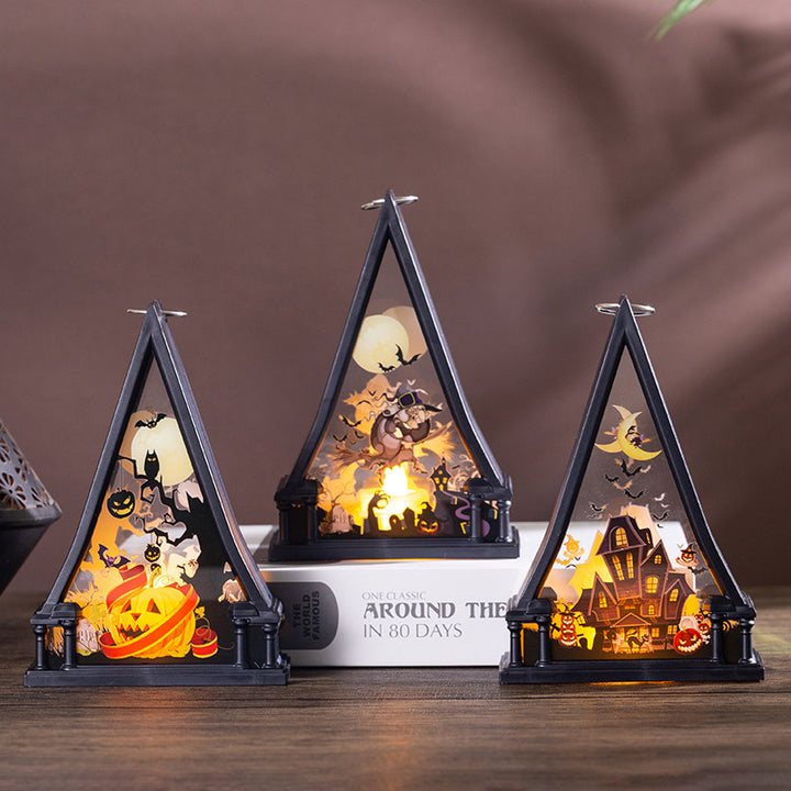 Gruselige Halloween-Dekolampe