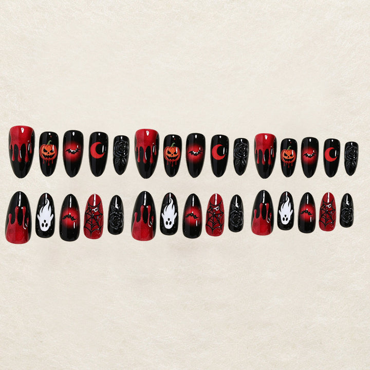 Festliches Halloween-Themen-Nagelkunst-Set Karnz