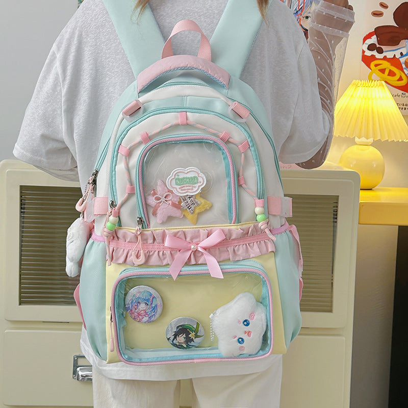 Multi-Funktionaler Transparenter Front-Rucksack Karnz