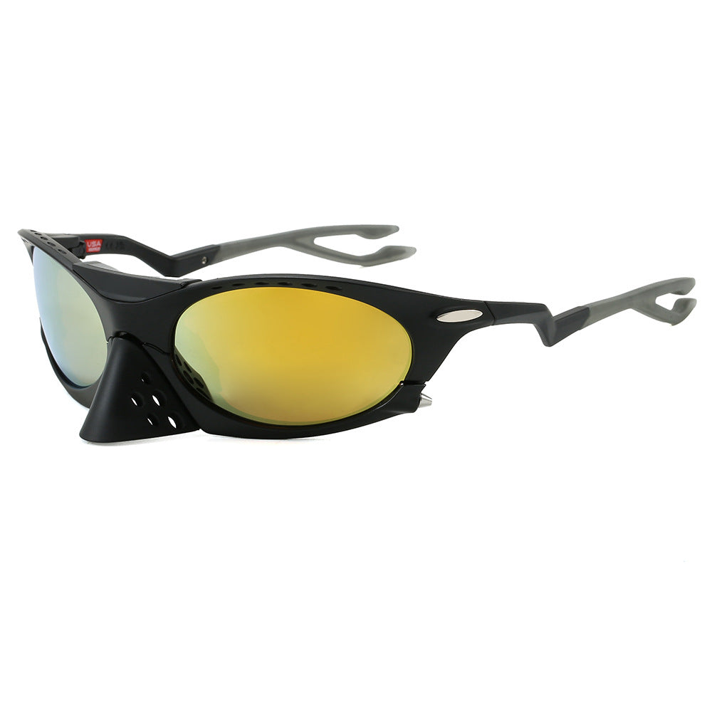 Damen Sportliche Multifunktions-Sonnenbrille Karnz